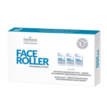 Farmona Professional Face Roller Aktywny koncentrat anti-ageing do zabiegów mezoterapii mikroigłowej 5x5 ml