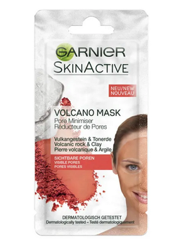 Garnier SkinActive Volcano  Maseczka  zmniejszająca pory ze skałą wulkaniczną 8 ml